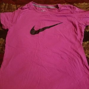 Medium pink nike shirt